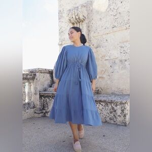 Dainty Jewells Blue Casual Midi Dress
